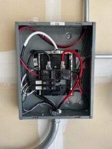 wiring within a sub panel