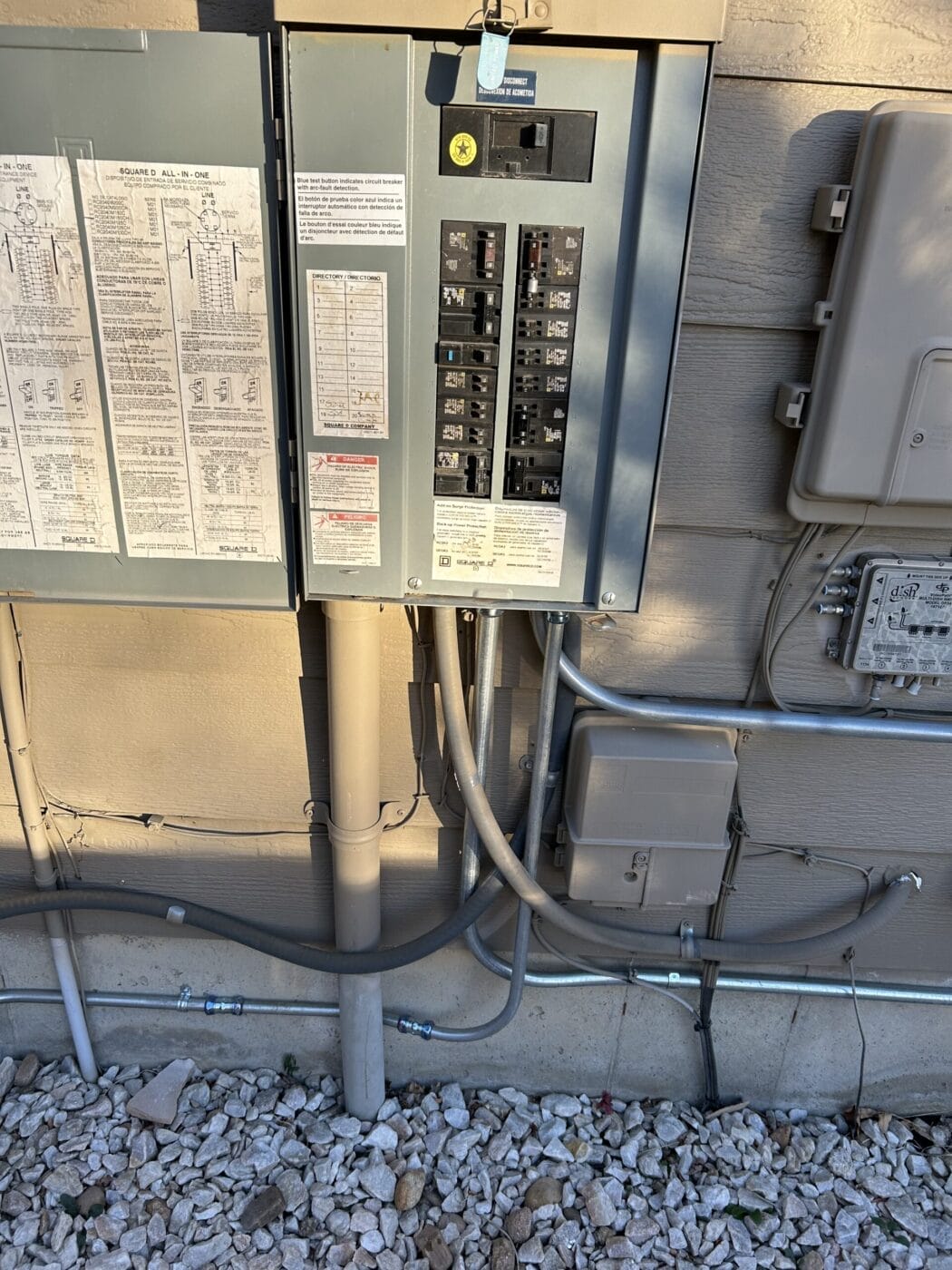 Electrical panel on home